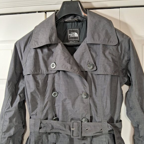 The North Face Hyvent double Breasted Trench Coat Womens - Picture 1 of 15